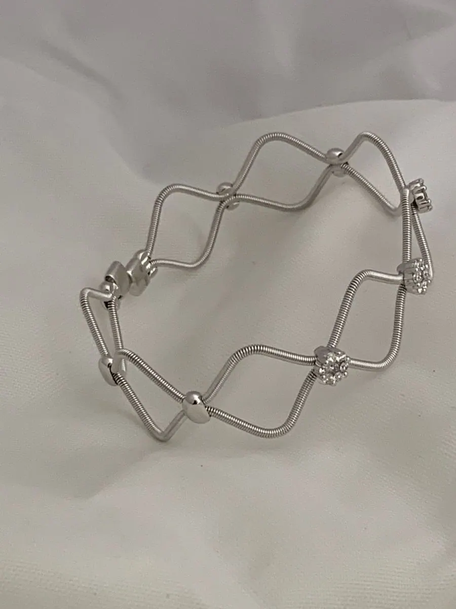 Öro Trend white Gold Diamond Diamond Bracelet view 3