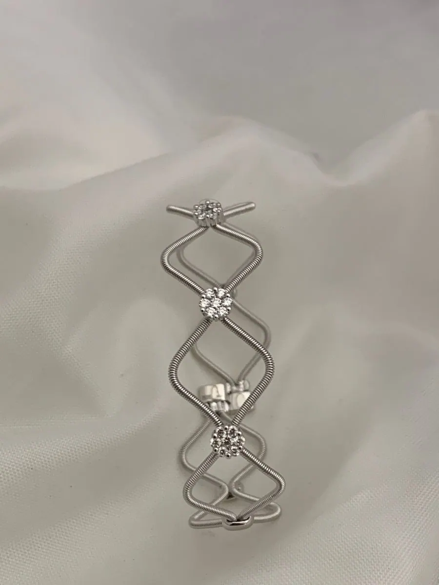 Öro Trend white Gold Diamond Diamond Bracelet view 4