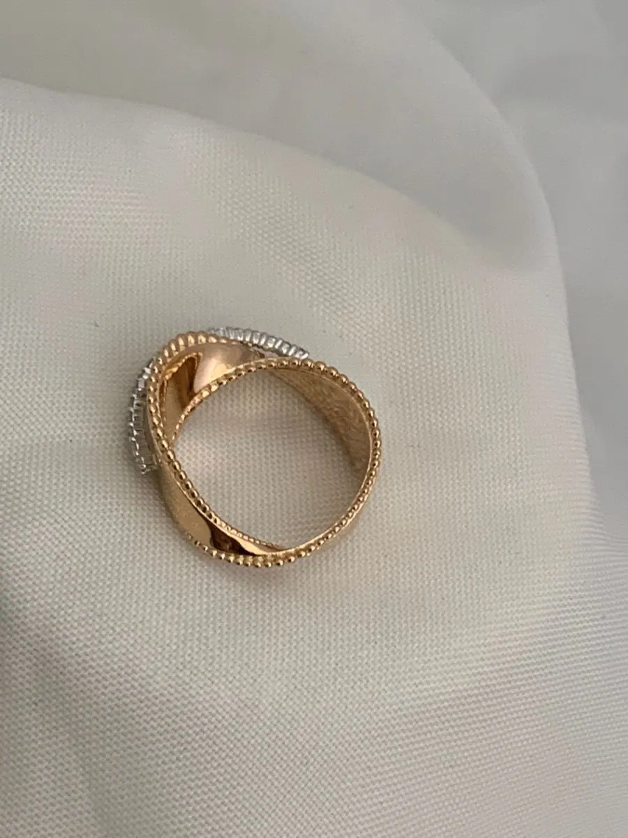 Öro Trend Rose Gold Diamond Ring view 5