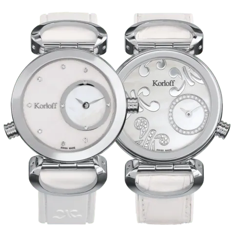 Korloff Reversible Diamond Watch CASSIOPEE White LR1/5