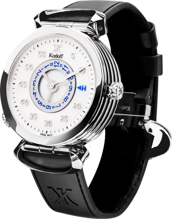 Korloff Reversible Watch Recto Silver Voyager Edition MT3ZW view 2