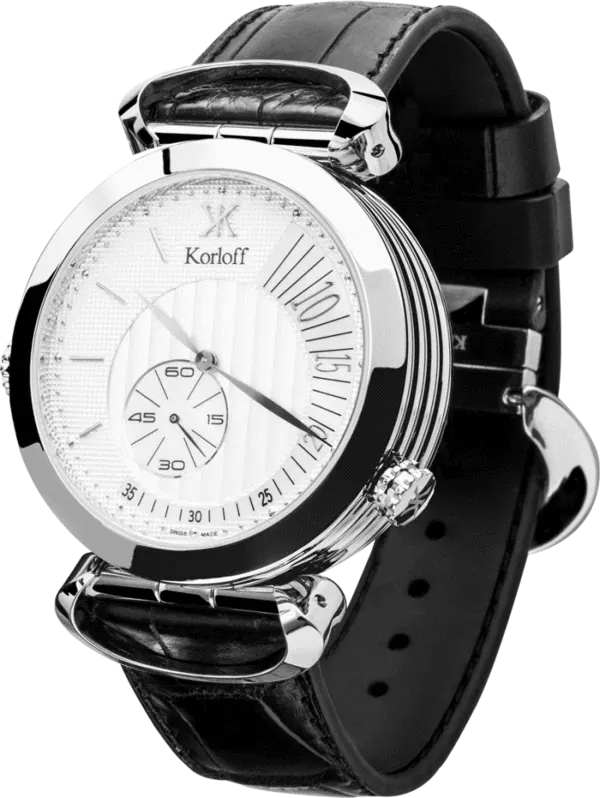 Korloff Reversible Watch Recto Silver Voyager Edition MT3ZW view 3
