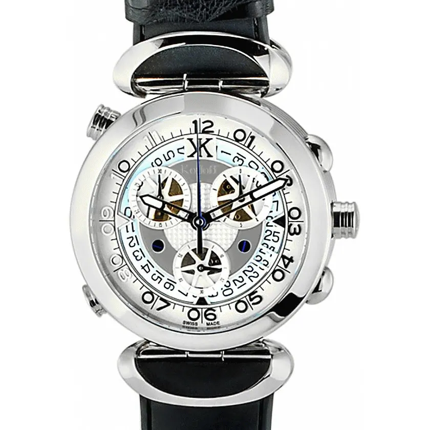Korloff Chronograph Watch Voyageur Highway Reversible CR2S view 3