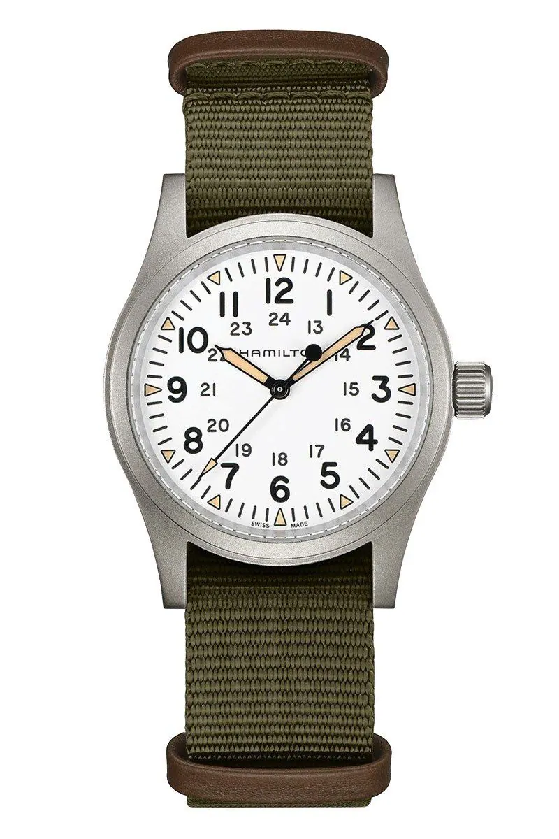 Hamilton Khaki Field Mechanical White Dial Box Set H69439512 view 4