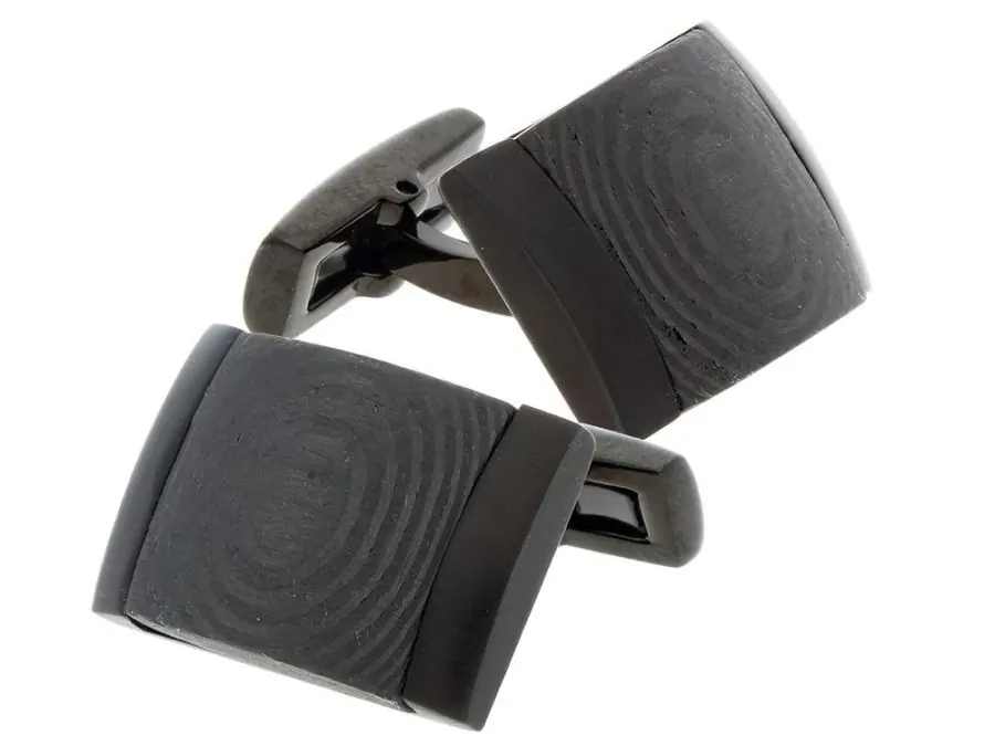 Carbon fiber cufflinks