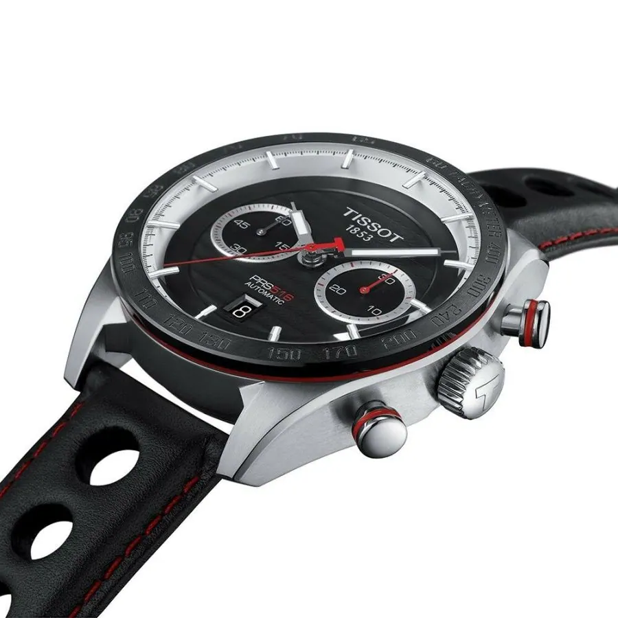 TISSOT  PRS 516 CHRONOGRAPH AUTOMATIC MEN’S WATCHT100.427.16.051.00 view 3