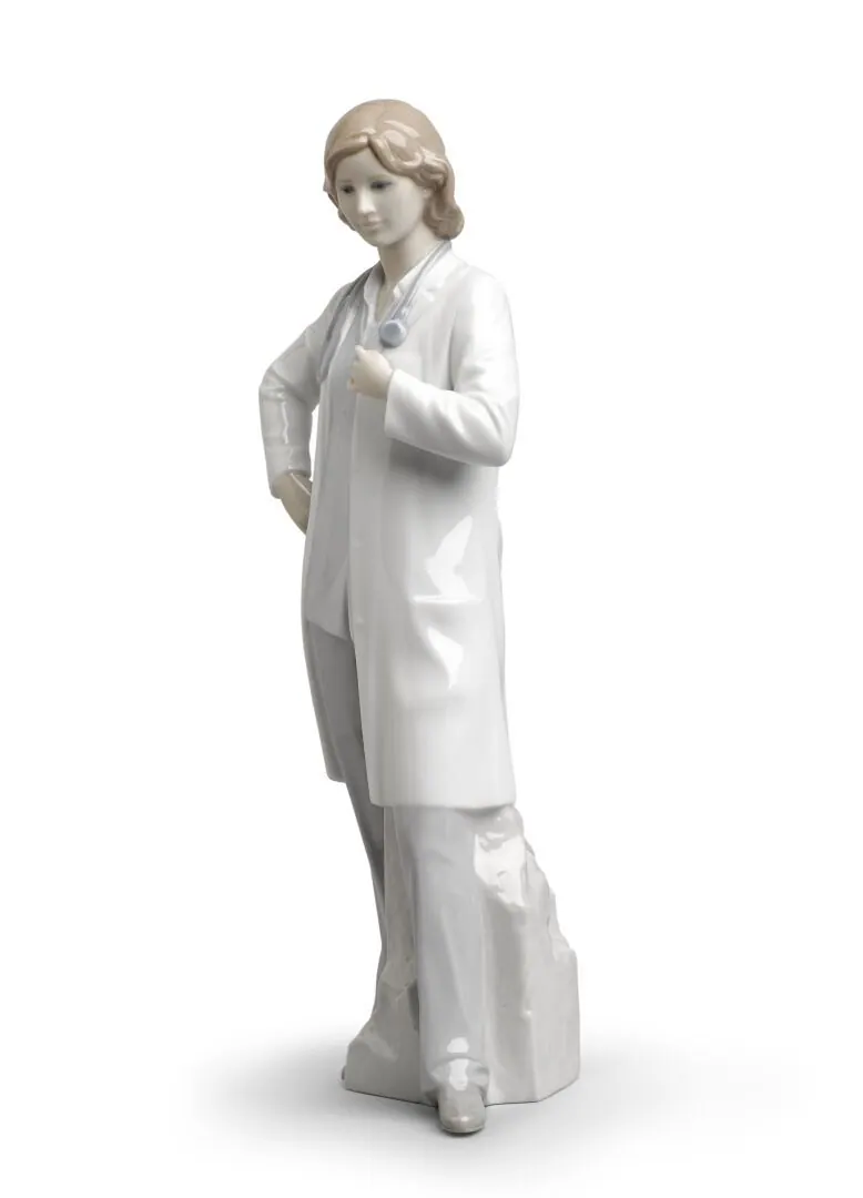 Female Doctor Figurine view 2