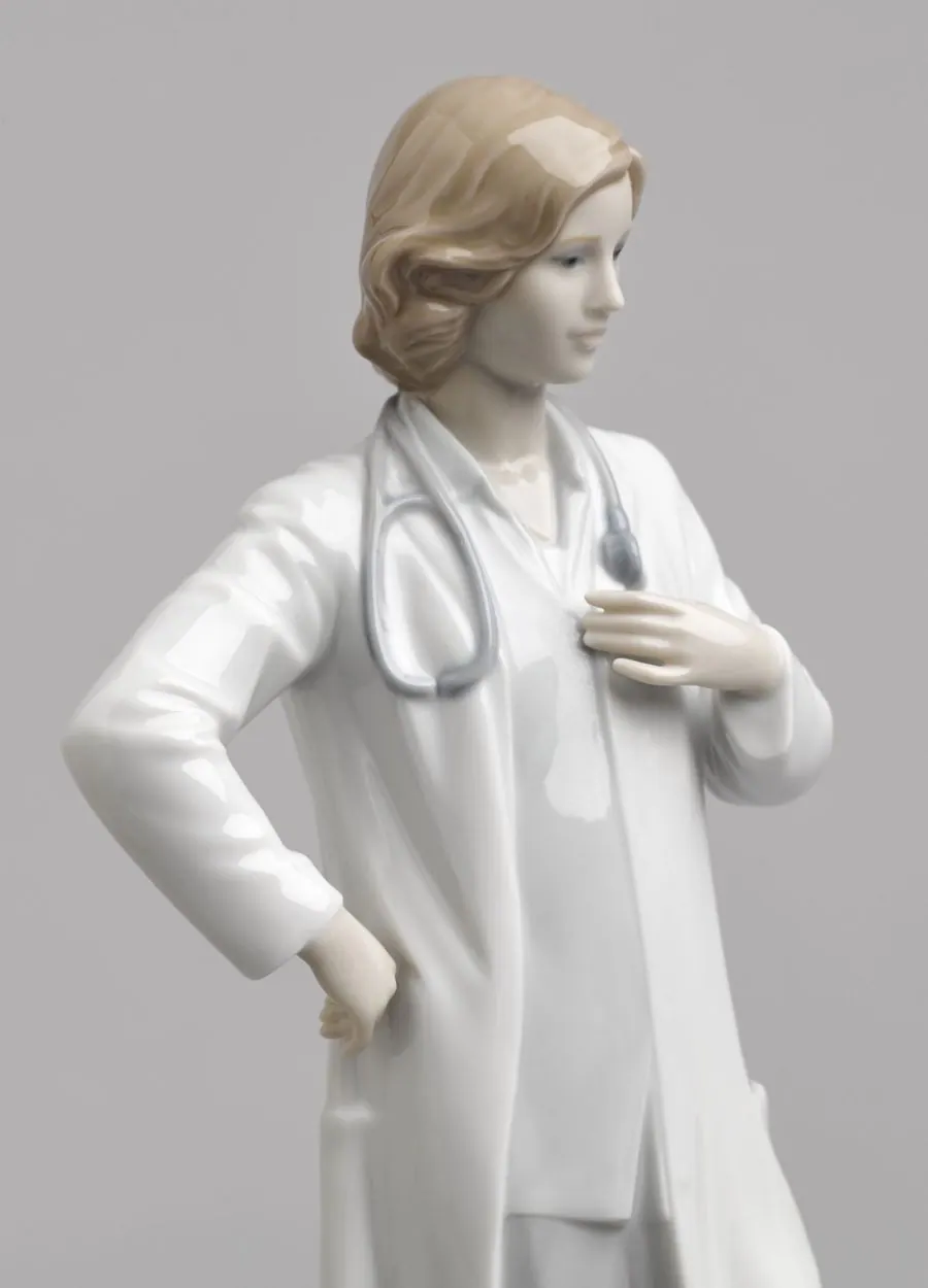 Female Doctor Figurine view 3