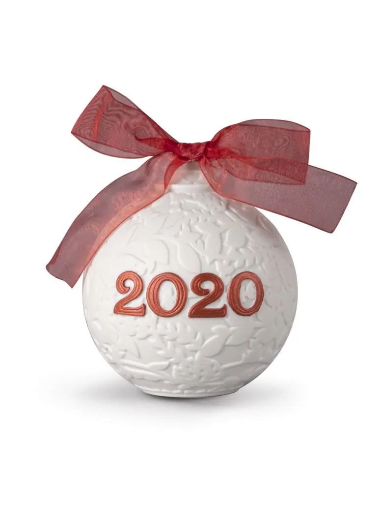 Lladró 2020 Christmas Ball. Red