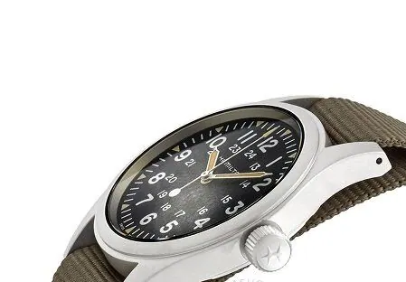 Hamilton Khaki Field Mechanical – H69439931A Faithful Recreation of the Original 1960s Forebear view 2