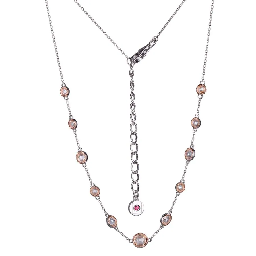 ELLE ESSENCE COLLECTION Necklace
Two Tone Rose & Silver
