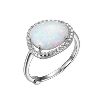 Elle Ladies Syn Opal Ring