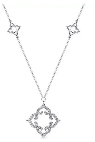 Gabrial  & Co. 14K White Gold Fashion Necklace