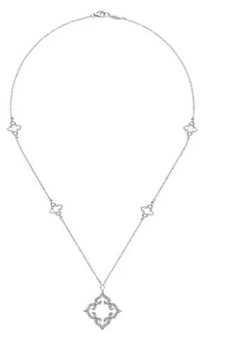 Gabrial  & Co. 14K White Gold Fashion Necklace view 2