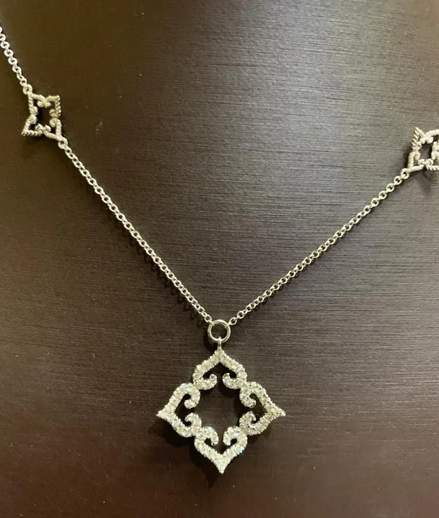 Gabrial  & Co. 14K White Gold Fashion Necklace view 3