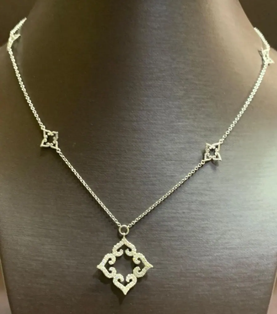 Gabrial  & Co. 14K White Gold Fashion Necklace view 4