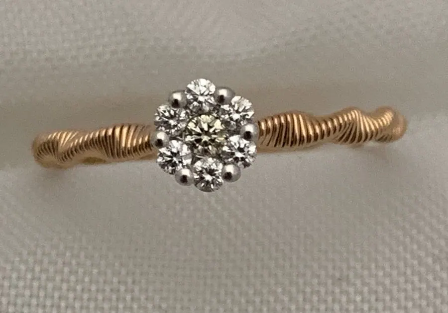 18K ROSE ROSE ORO TREND Ring