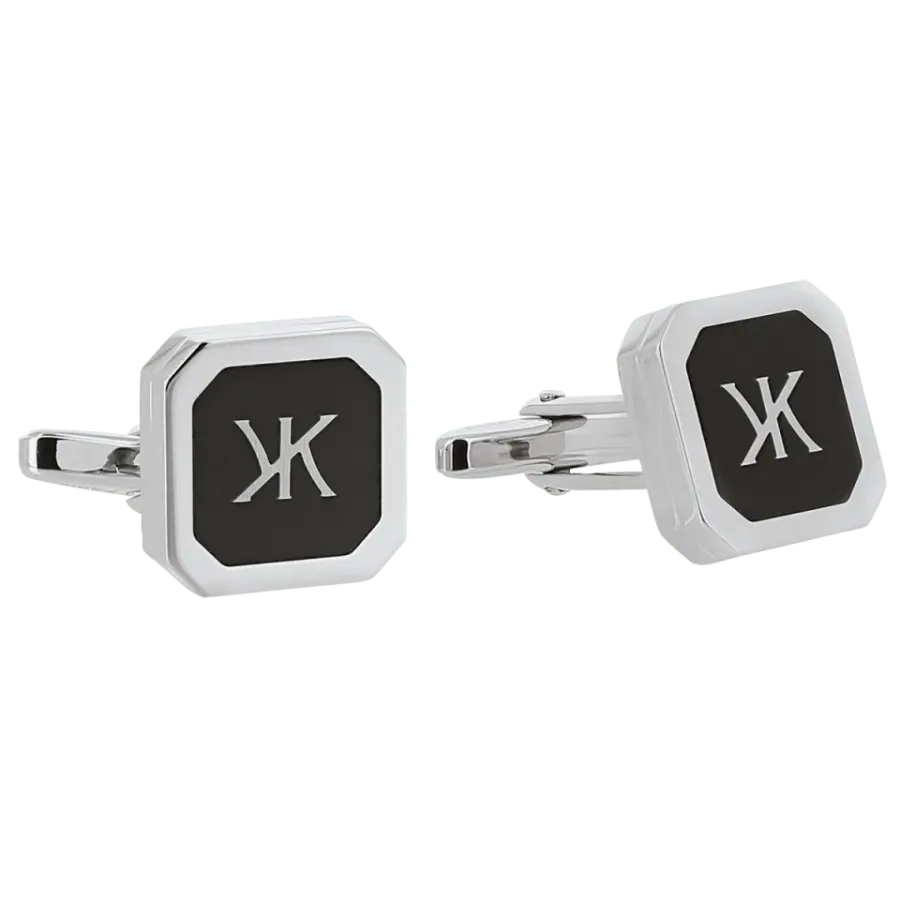 KORLOFF EMPIRE CUFFLINKS BLACK