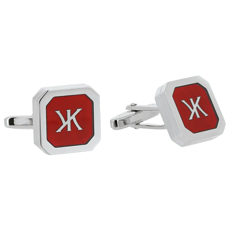 KORLOFF EMPIRE RED CUFFLINKS