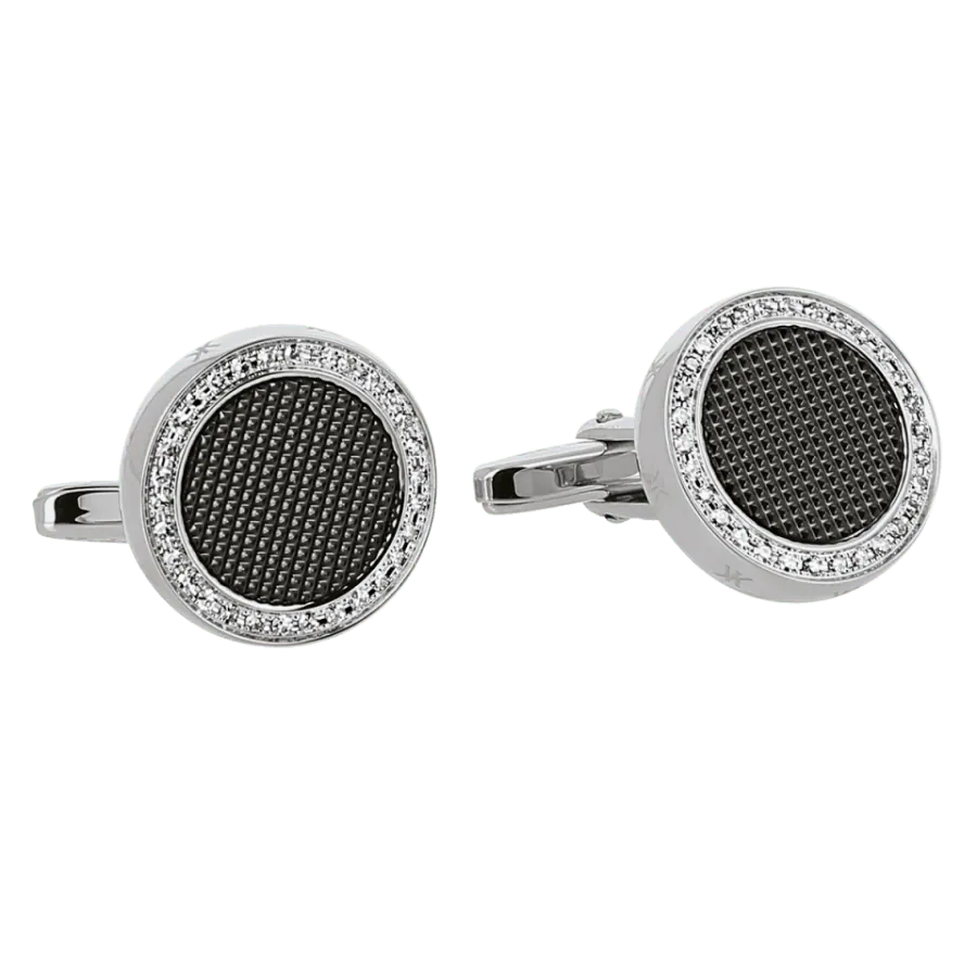KORLOFF SO FRENCH DIAMOND CUFFLINK