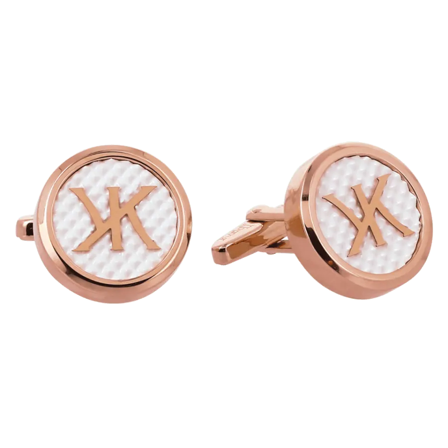 KORLOFF SO BRITISH ROSE CUFFLINKS