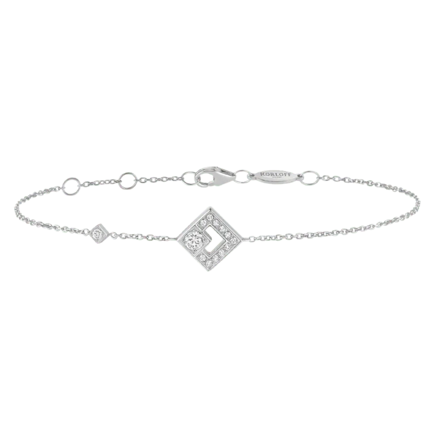 Korloff 18k white gold Eclat Bracelet