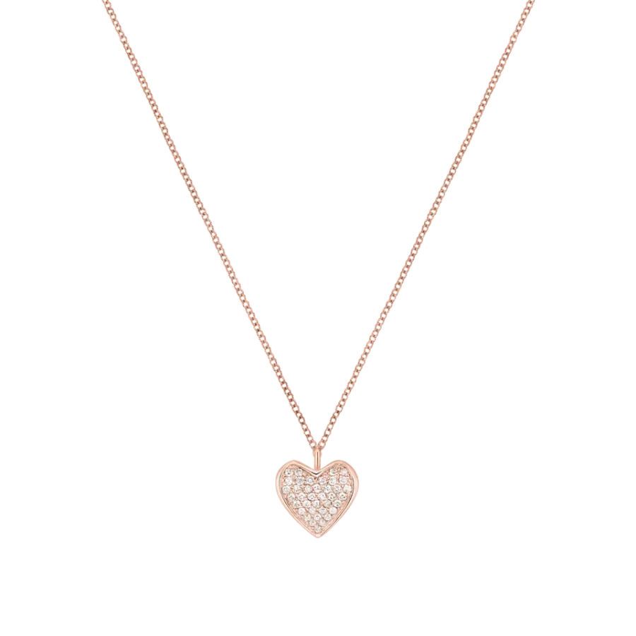 18k. Pink Gold Korloff “KORLOVE” diamond Necklace Medium