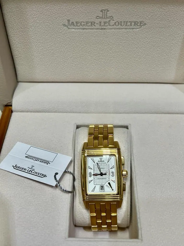 Jaeger-LeCoultre Reverse Gran Sport Full Set 295.1.59 Chronograph 18k Gold