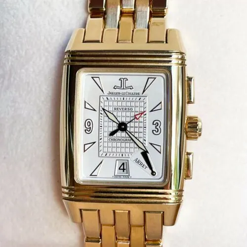 Jaeger-LeCoultre Reverse Gran Sport Full Set 295.1.59 Chronograph 18k Gold view 2