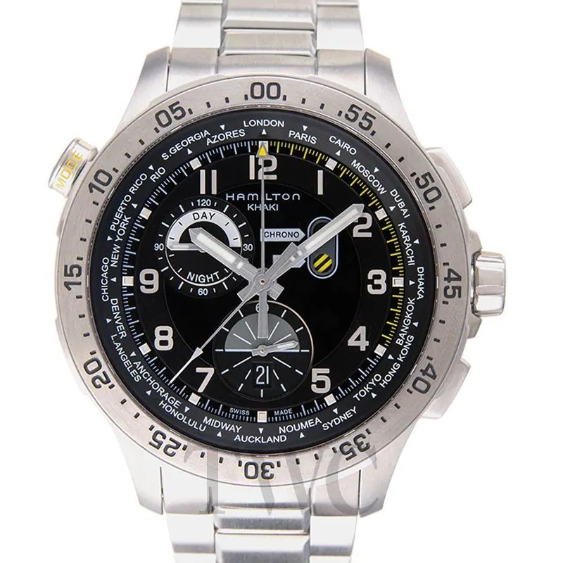 KHAKI AVIATION WORLDTIMER CHRONO QUARTZ view 3