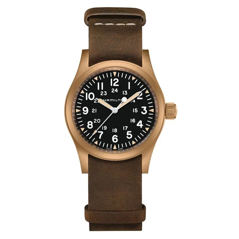 Hamilton Khaki Field Mechanical Bronze Watch – 38mm