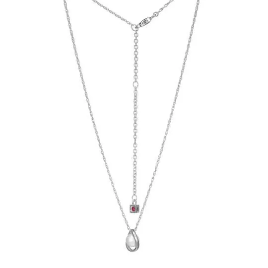 ELLE “LUNA” Yellow Gold Plated Small Pearl Drop Necklace