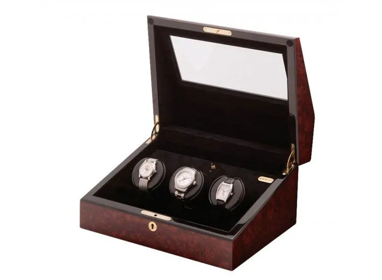 THE SIENA 3 WATCHES WINDER CASE