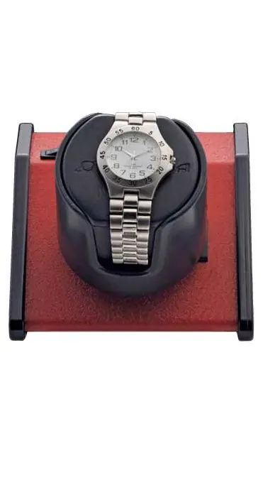 Red Sparta Open Leatherette Watch Winder view 2