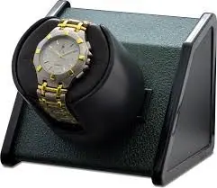 Green Sparta Open Leatherette Watch Winder
