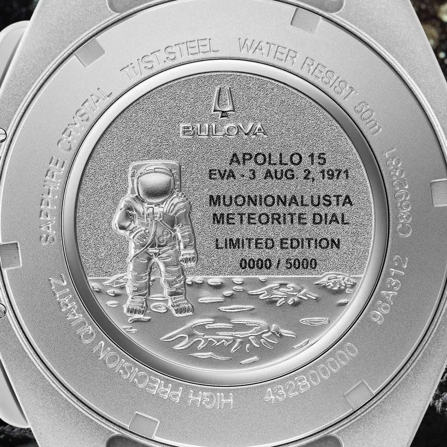 BULOVA Lunar Pilot Meteorite view 3