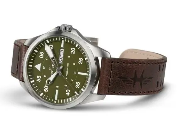 KHAKI AVIATION PILOT DAY DATE AUTO Automatic | 42mm | H64635560 view 2