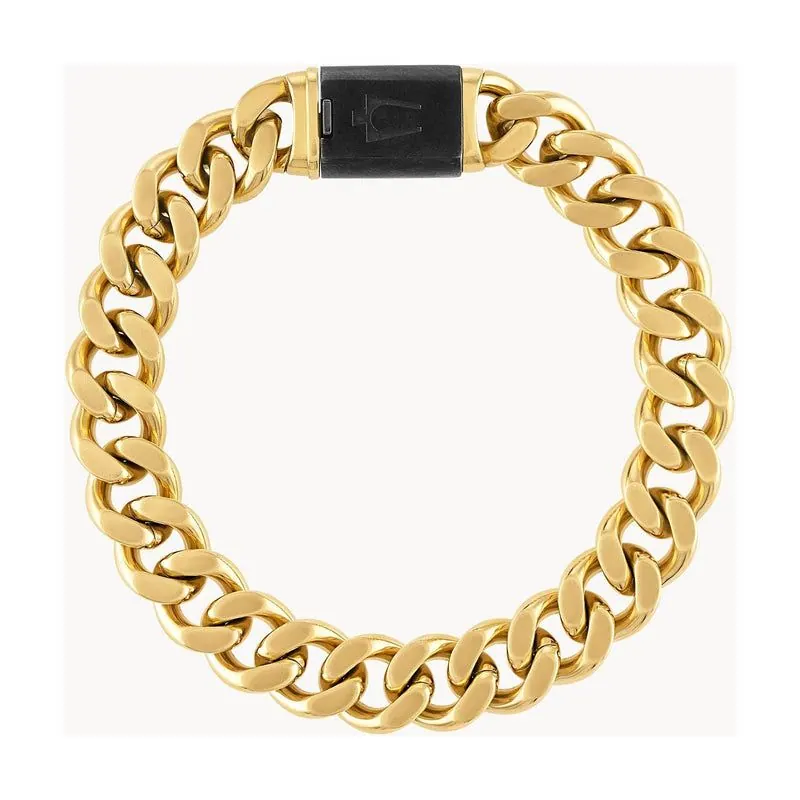 Bulova Stainless Steel Classic Jewelry Mens Bracelet
