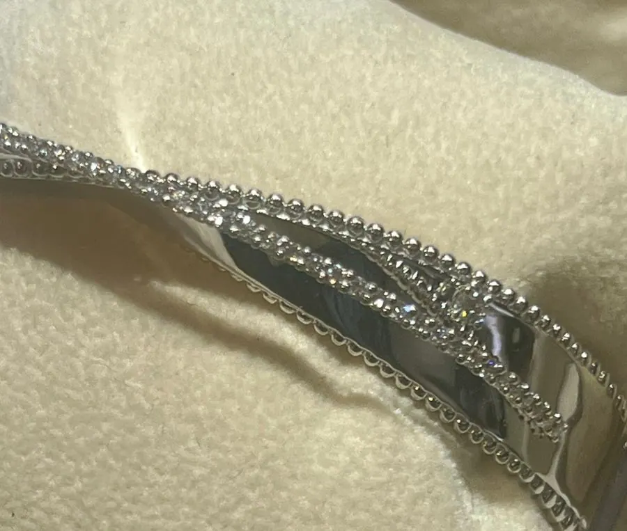 18k White Gold Diamond Bracelet view 3
