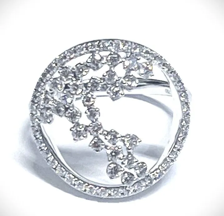 18KW/G SAVOIA DIA .75CT  RING ITALY view 2