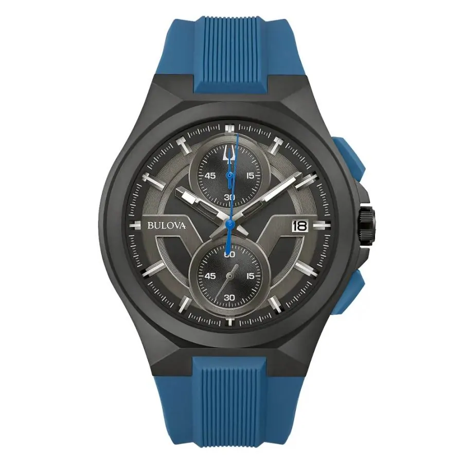 Bulova Maquina Sport Blue Rubber view 3