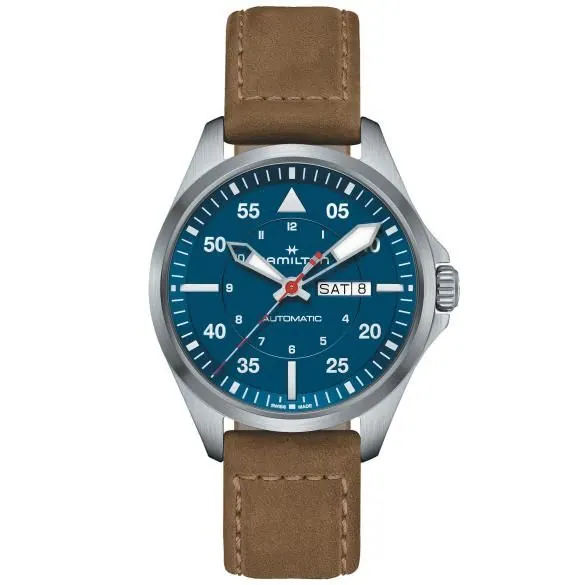 Hamilton Khaki Aviation Pilot Day Date Auto – Air-Glaciers Edition view 3