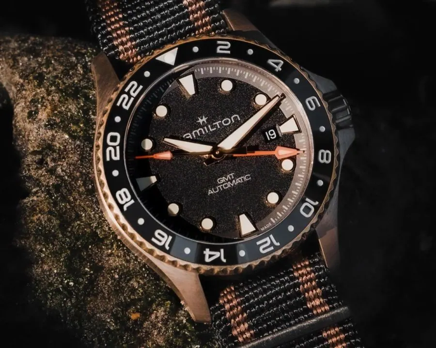 Khaki NavyScuba Automatic GMT 43mm Bronze