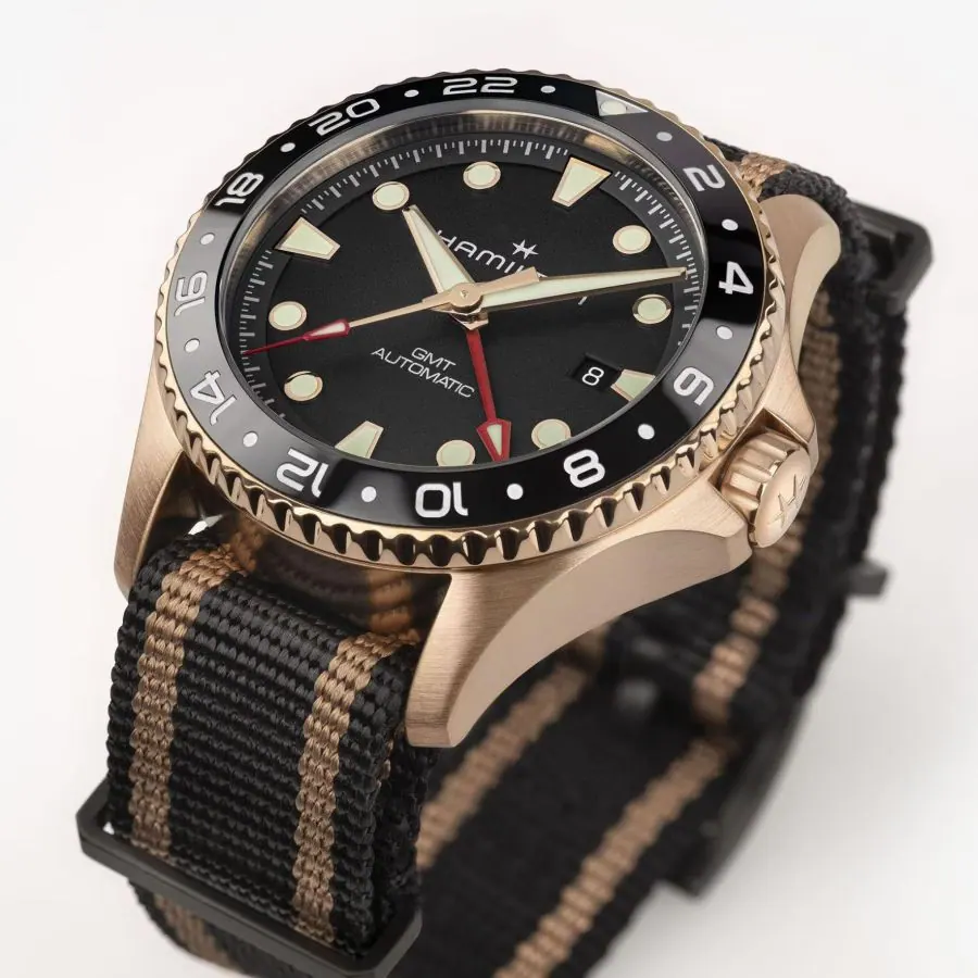 Khaki NavyScuba Automatic GMT 43mm Bronze view 2