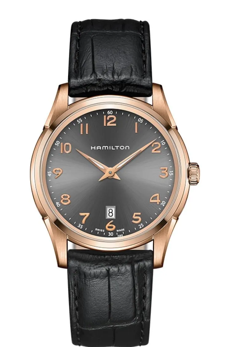Hamilton 42mmJazzmaster Thinline Grey Dial Men’s WatchItem No. H38541783