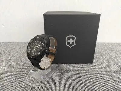 Victorinox Swiss Army Maverick Chronograph Black Stainless Steel Black Dial Date Mens Watch 241797 view 2