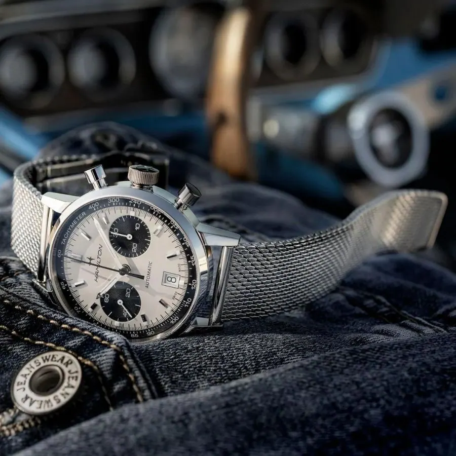 Hamilton 40mm American ClassicIntra-Matic Auto Chrono view 4
