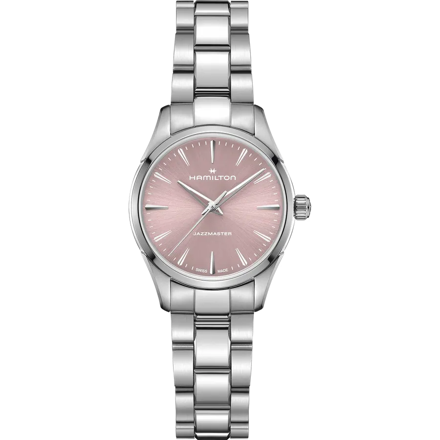 Hamilton JazzmasterQuartz 32 mm H32301171 rose sunray-brushed dial