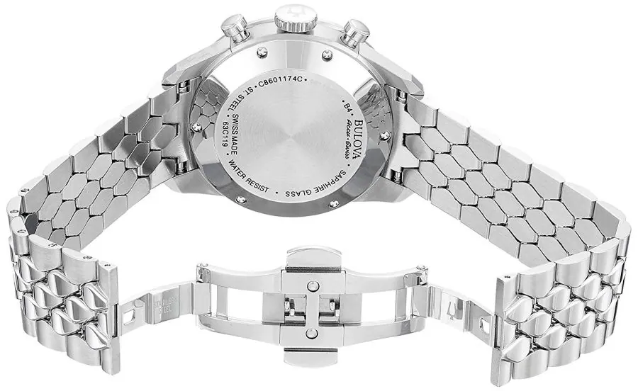 Bulova Men’s Stainless Steel Automatic Watch  63C119 view 2