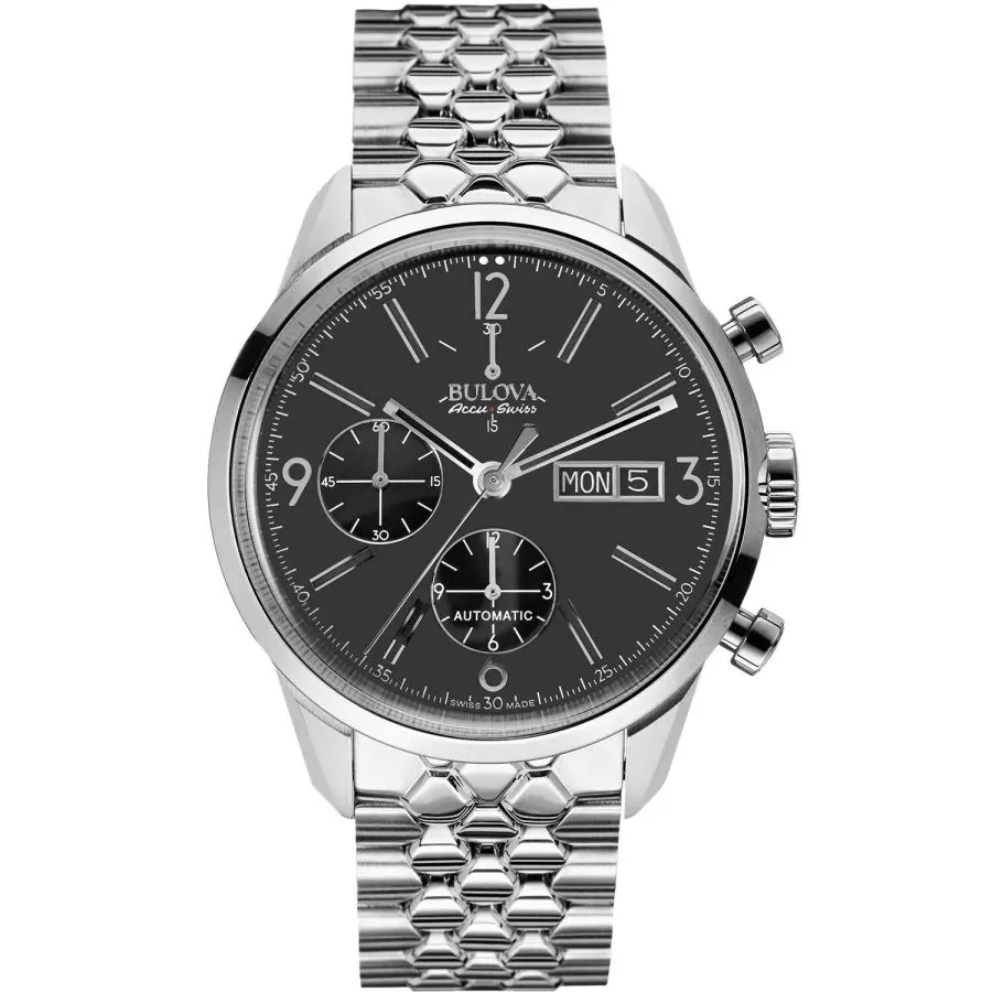Bulova Men’s Stainless Steel Automatic Watch  63C119 view 3